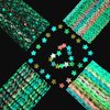 Star Origami Paper Star Paper Strip Luminous Origami Stars Paper Lucky Star Decoration Paper Strips DIY Hand Art Crafts (Glow at night - 210Pcs)