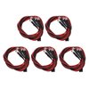 RC Car Light, 5 Sets 4 LED RC Car Light High Brightness Diameter 5mm White Red Light RC LED Lights Kits for Modified HeadlightsBody Parts
