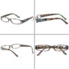 Kerecsen Women's Reading Glasses 4 Pairs Ladies Fashion Spring Hinge Readers (4 Pack Mix, 0.5)