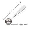 Loose Leaf Tea Spoon Measure | One Cup of Perfect Tea | Stainless Steel Scoop | Premium High Polish Finish