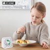 Secura 60-Minute Visual Timer, Classroom Timer, Countdown Timer for Kids and Adults, Time Management Tool for Teaching (Green & White)