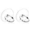 Kinizuxi Cell Phone Ring Holder Stand 2 Packs Sliver, Glitter Diamond Phone Ring Finger Kickstand Universal 360 Degree Rotation,Clear Phone Ring Grip Compatible with Various Mobile Phones