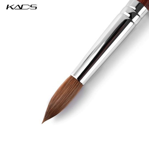 KADS Kolinsky Sable Pen Red wood Acrylic Brush for nail art Nail Art Manicure tool acrylic nail brushes-22#
