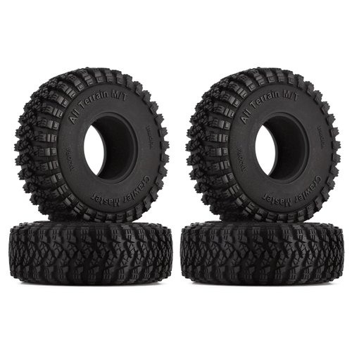 INJORA 1.0 Tires-S3 All Terrain Crawler Tires for TRX4M SCX24 AX24 FCX24 Upgrade Parts,58 * 20mm,T1008