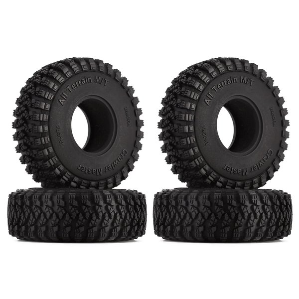 INJORA 1.0 Tires-S3 All Terrain Crawler Tires for TRX4M SCX24 AX24 FCX24 Upgrade Parts,58 * 20mm,T1008