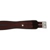 Horse Fare Products PVC Contoured English Girth with Double Elastic (Brown, 38")