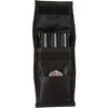 Casemaster Single Black Dart Case with Solid Plastic Insert and Flexible, Tough Nylon Covering, Holds 3 Steel Tip and Soft Tip Darts, Hard Shell Keeps Flights in Perfect Shape