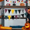 WinnerWhy 5 Pcs Nightmare Before Xmas Party Decorations Nightmare Theme Birthday Banner Horrible Birthday Party Decorations Felt Ball Pennant Garland for Christmas Halloween Birthday Party Supplies