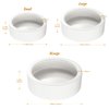 Reptile Food Dish Bowl, Worm Water Dish Small (2.75in) Lizard Gecko Ceramic Pet Bowl, Mealworms Bowls for Leopard Bearded Dragon Chameleon Hermit Crab Dubia Cricket Anti-Escape Superworm Feeder 2 Pack