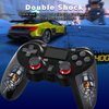 TERIOS Wireless Controller for PS4, Remote Controller with Hall Effect Joystick, 1000mAh Battery, 3.5mm Audio Jack and Programming Function, Compatible with PS4, Pro, Slim (New Verion)