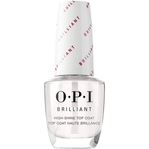 OPI Brilliant Top Coat, High Shine Nail Polish Top Coat, 0.5 fl oz