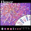 Teenitor 3000+ 3D Nail Charms and Gems, Flower Nail Art Charms Bow Charms for Nails, Nail Rhinestones Nail Pearls for Acrylic Nails, Nails Charms Bulk