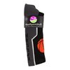 MadSportsStuff Baller Basketball Logo Crew Socks (Black/Orange, Small)