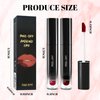 DAGEDA 2 Colors Peel Off Lip Liner Stain Set, Tattoo Color Lip Tint Stain, Long Lasting and Waterproof Lip Stain Peel off Lip Makeup,Peel Off Lip Liner with Natural Matte Finish (01+03)
