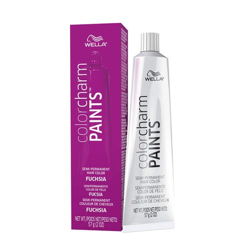 WELLA Color Charm Paints Semi-Permanent Hair Dye for Temporary Hair Color, Intermixable Shades, Fuschia