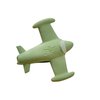 Chewy, The Teeth-32 Airplane Teething Toy 100% Natural Havea Rubber Green