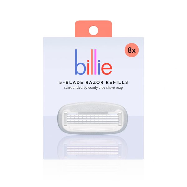 Billie Women’s Razor Refill Blades 5-Blade Cartridges - 8 count