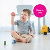 Edushape My First Shakers Basic Shapes - Vibrant Baby Maracas with Soothing Sound - Musical Egg Shakers for Babies - Grasping and Teething Rattle Toys - Enhances Tummy Time, Sensory Development
