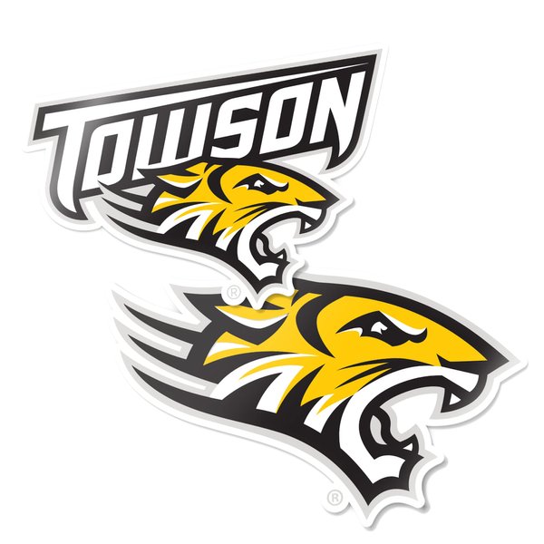 Desert Cactus Towson University Stickers TU Tigers Vinyl Decal Laptop Water Bottle Car Scrapbook11.34x8.94 (4 Inch Set V1)