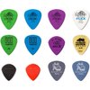 JIM DUNLOP Electric Variety Pack Guitar Picks, 12 Pack, Multi-Color