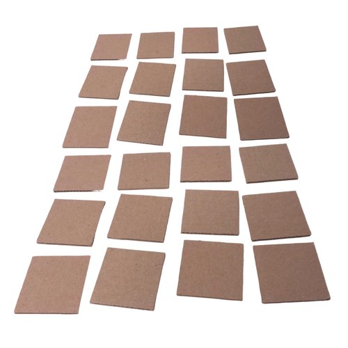 Bonka Bird Toys 2465 Pk24 Cardboard Squares Foot Talon Craft Part Bird Toys Conures Amazons Cockatiels and Similar