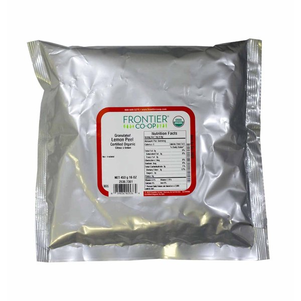 Frontier Co-op Organic Lemon Peel Granules 1lb