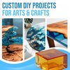 Epoxy Resin 16 oz Kit | 1:1 Crystal Clear Resin and Hardener for Super Gloss Coating | for Bars, Tabletop, Art, Jewelry, Casting Molds | Safe for Use on Wood, Metal, Stone, Plastic, Marine Sealer