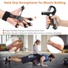 Grip Strength Trainer, Hand Grip Strengthener, Forearm Strengthener, Hand Exerciser and Finger Strengthener for Muscle Building