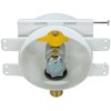 Water-Tite 88106 Mini Round Gas Outlet Box - 1/2-Inch Valve for Iron Pipe, White Plastic
