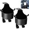 weottfiy 2 Pcs Multifunctional Car Purse Hook for Cup and Cell Phone, Purse Hook for Car, Purse Holder for Car Fits Universal Vehicle Storage Organizer