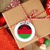 DOREENABE Vegan Truffle Pizza Christmas Ornaments Personalized Christmas Ornaments 2023 Cute Food Ornaments for Christmas Trees Hanging Ornaments Holiday Christmas Keepsake New Year Gifts, 3 Inch