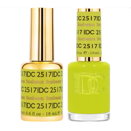 DND Gel Polish Set - 1 each of Gel Polish and Nail Polish, 2517 Sunbeam, 0.5 Fl Oz