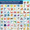 CHARLENT 148 PCS Ocean Animals Temporary Tattoos for Kids - Sea Creature Individual Tattoos for Boys Girls Ocean Birthday Party Favors Goodie Bag Fillers