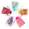Bezall 100pcs Drawstring Organza Jewelry Candy Pouch Party Wedding Favor Gift Bags (6x8, Mixed Color)