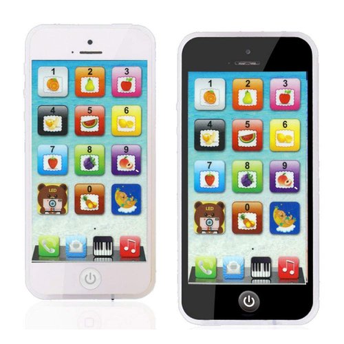 YOYOSTORE 1 Pc Phone Toy Play Cell Phone Mobile Cellphone with USB Recharable Cable for Baby Kids