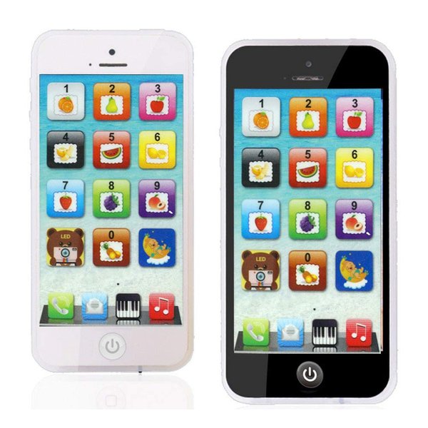 YOYOSTORE 1 Pc Phone Toy Play Cell Phone Mobile Cellphone with USB Recharable Cable for Baby Kids