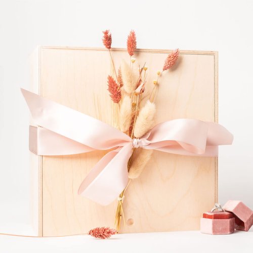 Personalized Wooden Keepsake Box | Laser Engraved Name | FSC-Certified Birch Plywood | Sliding Lid | 10x10x5 Inches | Eco-Friendly Memory Box | Perfect for Gifts & Special Occasions