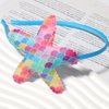 Totelux Starfish Headband Sequins Star Hair Band for Women Girls Mermaid Hair Accessories Birthday Wedding Summer Beach Party Supplies (Blue)