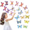 Jaciya Butterfly Hair Clips Colorful Barrette Hair Accessories for Women Girls Glitter Butterfly Accessories 20 Pieces