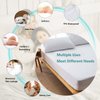Mattress Protector Full Size Waterproof Mattress Cover Soft Breathable Noiseless Bed Cover Deep Pocket for 6-15" Pad - Machine Washable Vinyl Free (1 Pack)
