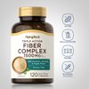 Piping Rock Fiber Complex | 1500mg | 120 Capsules | Triple Action Fiber | with Psyllium, Oat Bran and Apple Pectin | Non-GMO Supplement