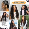Deep Wave Bulk Human Braiding hair For Boho Braids knotless Micro Curly Wet And Wavy Bundles No Weft 12A Brazilian Remy Human Hair Extensions For Black Women (Deep Bulk - #1B, 20Inch/100G)