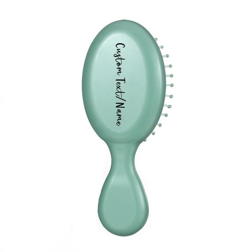 Personalized Name Hair Brush for Women Bride Custom Text Hair Combs Airbag Mirror Finish Gift for Young Girls Bridal Bridesmaids Party Bride (Color 3)