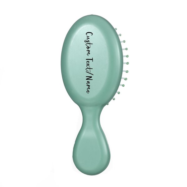 Personalized Name Hair Brush for Women Bride Custom Text Hair Combs Airbag Mirror Finish Gift for Young Girls Bridal Bridesmaids Party Bride (Color 3)