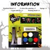 Face Body Paint Set, Halloween Makeup, 6 Colors Face Body Paint + Washable Fake Blood + White Cream Makeup, Face Paint SFX Makeup Kit, Face Painting Kit for Halloween Zombie Skeleton Cosplay Clown