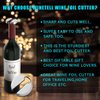 WINETELL Wine Foil Cutter-Premium Stainless Steel Wine Foil Cutter Tool-Foil Cutter for Wine Bottles-Wine Foil Cutter Opener Neck Label Remover-Wine Top Seal Cutter-Wine Bottle Foil Cutter Opener