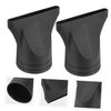 Beaupretty Plastic Hair Dryer Diffuser Plastic Hair Dryer Nozzle Replacement Universal Blow Dryer Diffuser Attachment for Concentrated Hair Drying Black