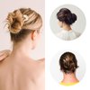 Mabor 3 Pcs 4.57Inch U Shaped Acetate French Hair Pin Tortoise Shell 2 Prong Bun Hair Sticks Thick Long Hair Acetate Tortoise Shell Hair Pin Updo for Women