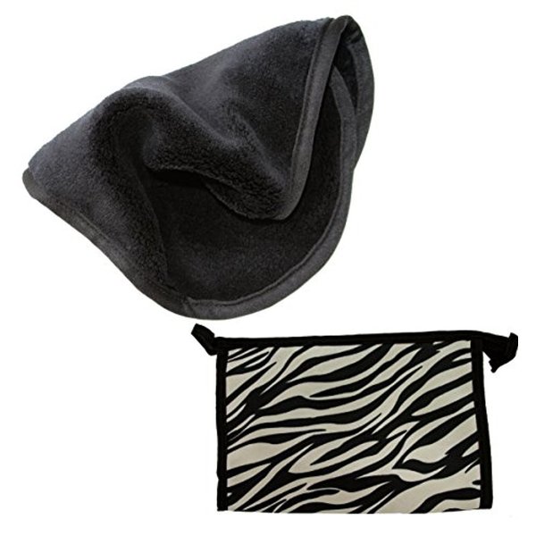 Makeup Remover - Facial Cleansing Cloth - Chemical Free - Natural Makeup Remover-Works with Warm Water - Waterproof Mascara Remover - Perfect for Sensitive Skin (Silver)