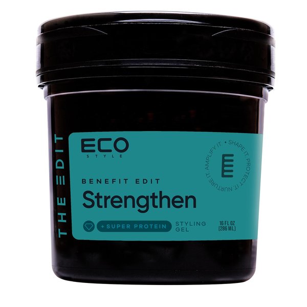 Eco Style Benefit Edit Strengthen Super Protein Styling Gel 16 Fl. Oz. (Pack of 1), Clear